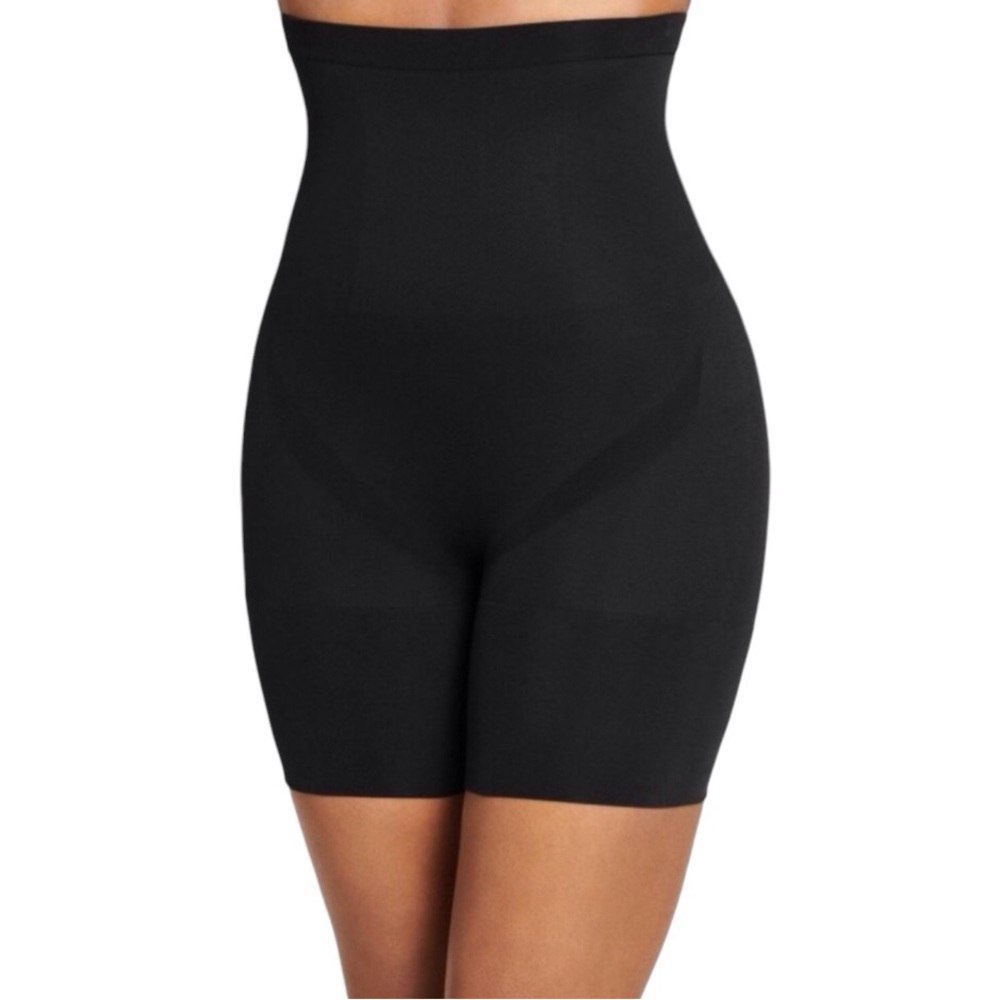 Jockey Seamfree High Waist Short Shapewear in Black